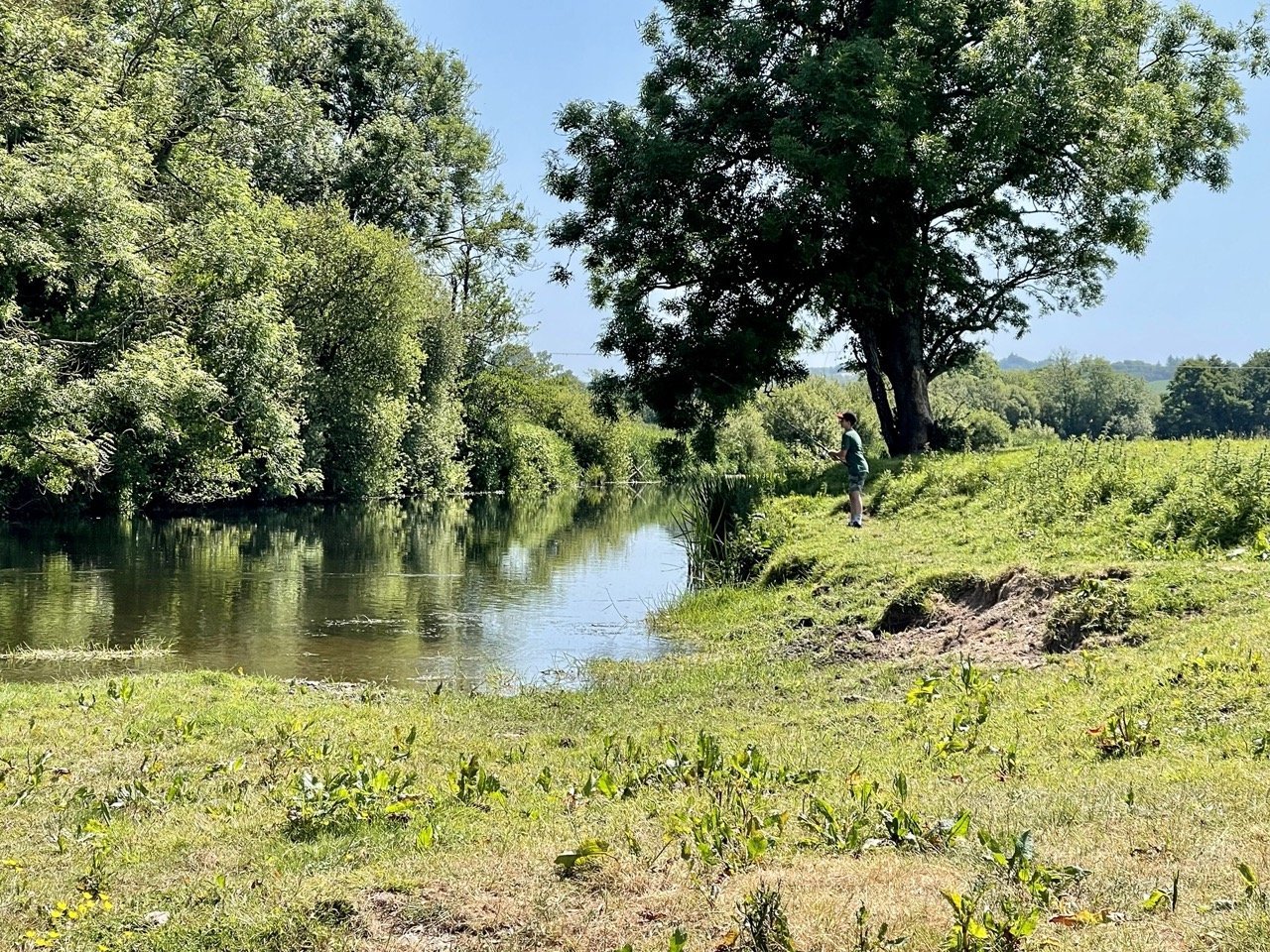 A peaceful riverside setting in Tallow